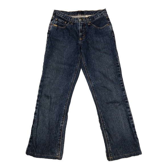 Vintage Rocky Mountain Rockies Jeans‎ Women's 4 Blue Slim Ankle Crop 28x26" - Picture 1 of 11